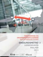 Sammenfatningsrapport Øresundsmetro finansiering og organisering